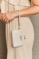 Small Elise Pearl Coin Purse - Beige / One Size