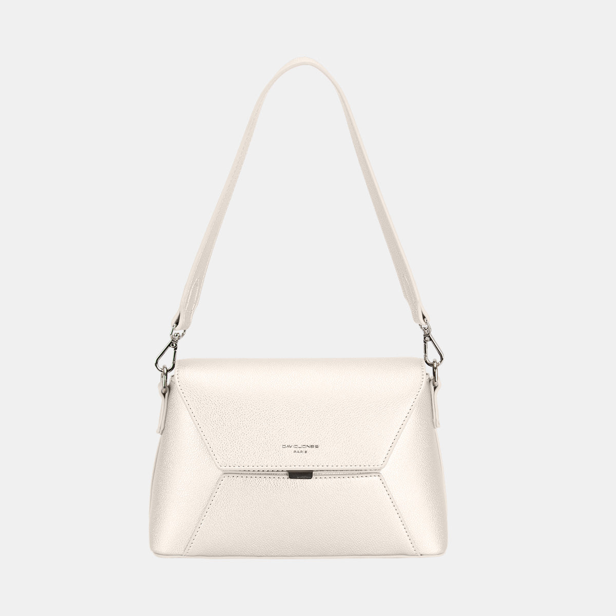 Small Leather Envelope Bag - Creamy White / One Size