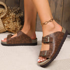 Soft Buckle Sandals