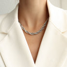 Steel Chain Necklace - Silver / One Size