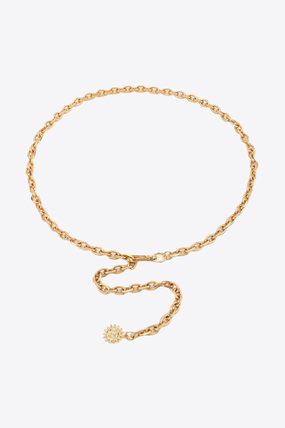 Sun Iron Chain Belt - Gold / One Size