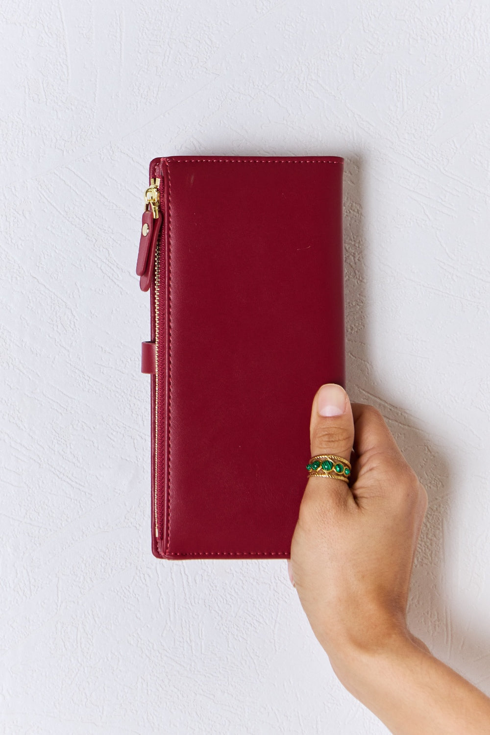 Textured Leather Wallet