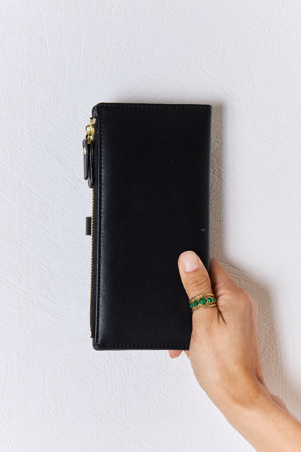 Textured Leather Wallet