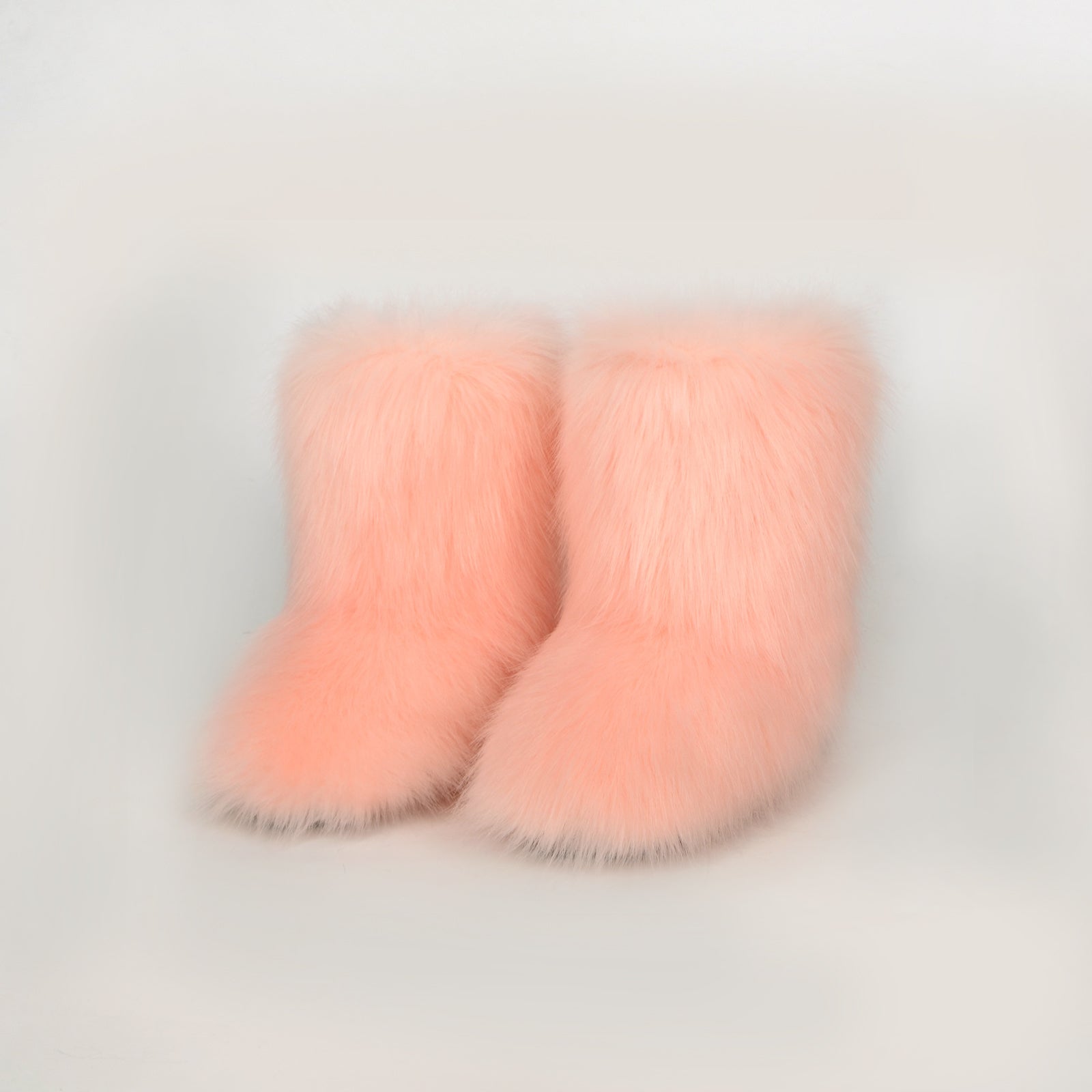 Thermal Fuzzy Platform Boots - Watermelon pink / 36(US5)