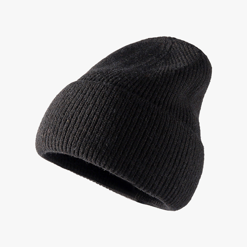 Thermal Solid Knit Hat - Black / One Size