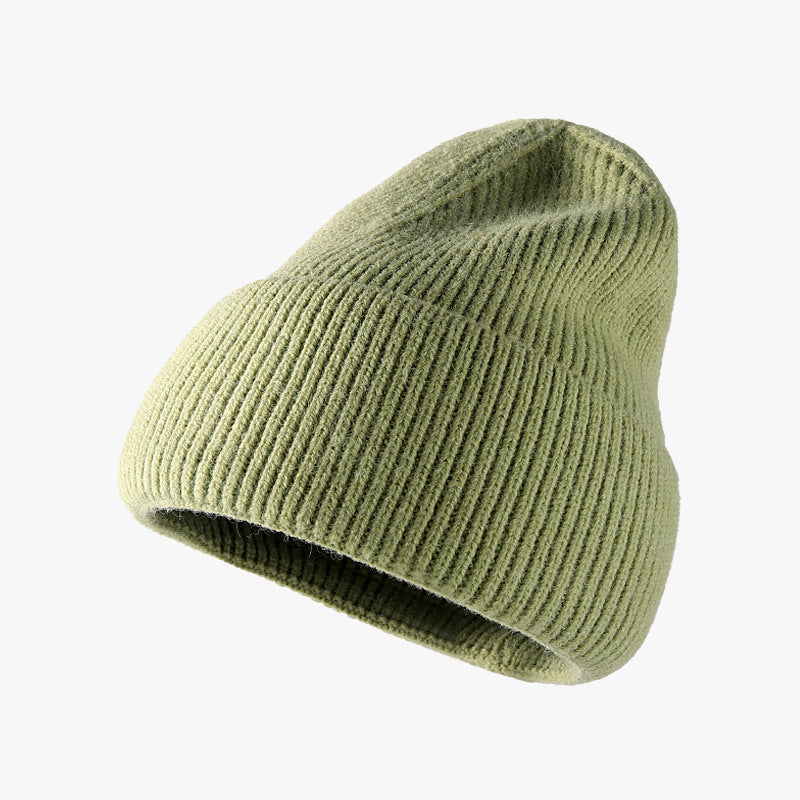 Thermal Solid Knit Hat - Matcha Green / One Size