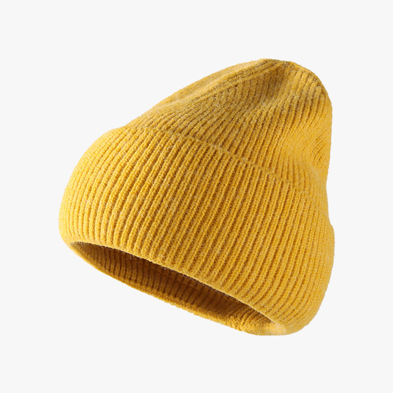 Thermal Solid Knit Hat - Yellow / One Size