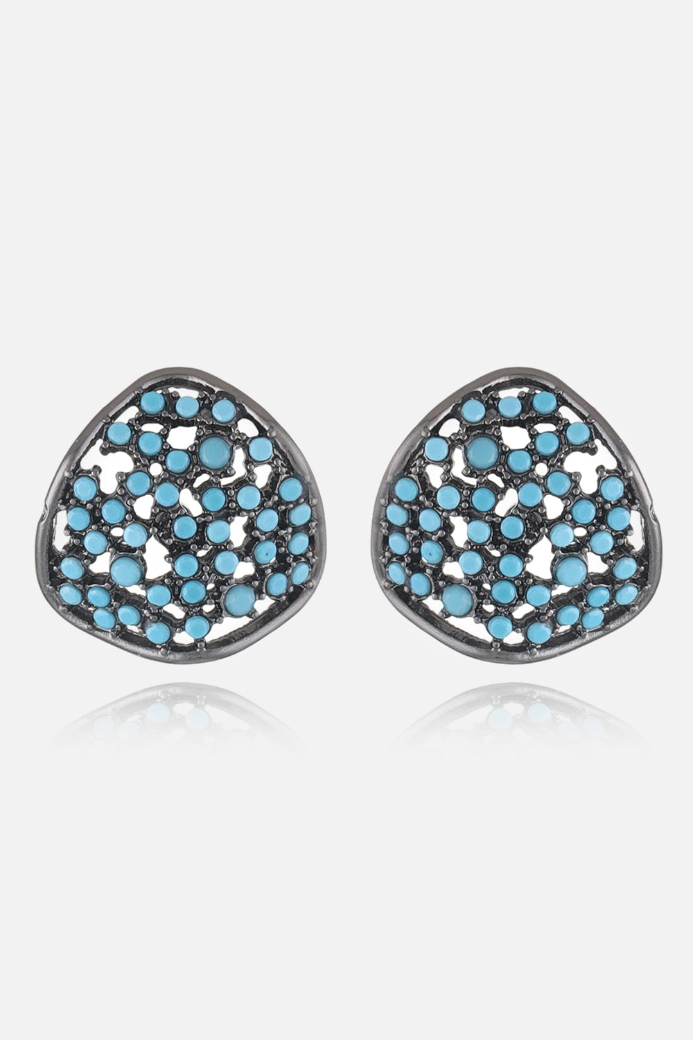 Turquoise Stud Earrings - Style B / One Size