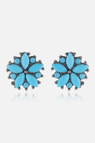 Turquoise Stud Earrings - Style H / One Size