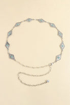Vintage Turquoise Alloy Belt - Style E / One Size