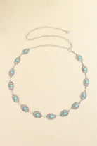 Vintage Turquoise Alloy Belt - Style G / One Size