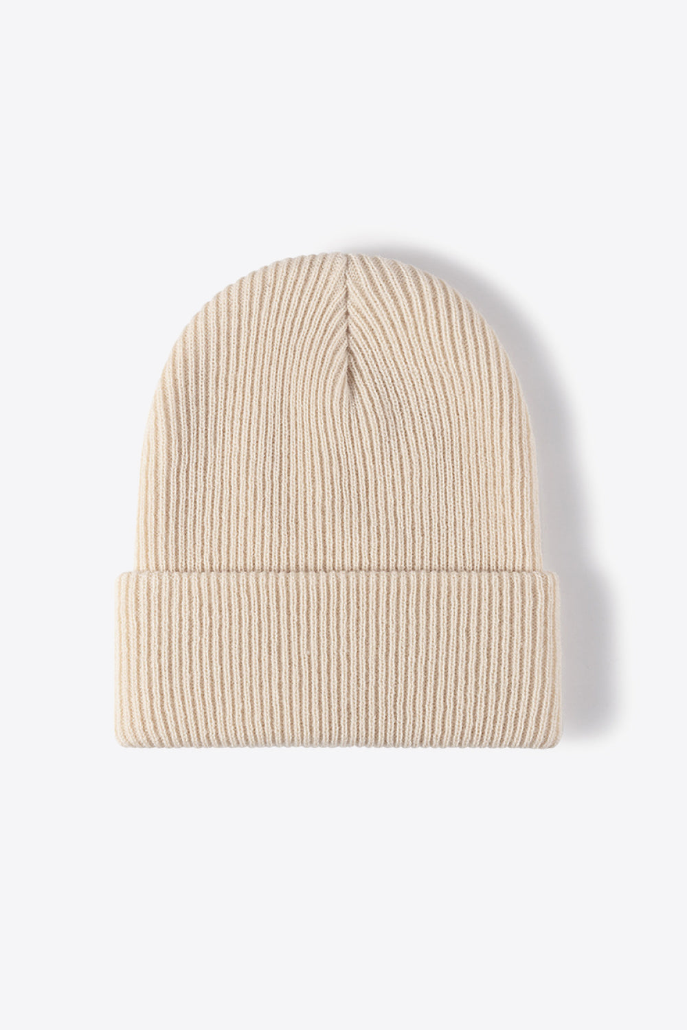Warm Winter Knit Beanie - Beige / One Size