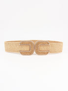 Wide Braid Belt - Khaki / One Size