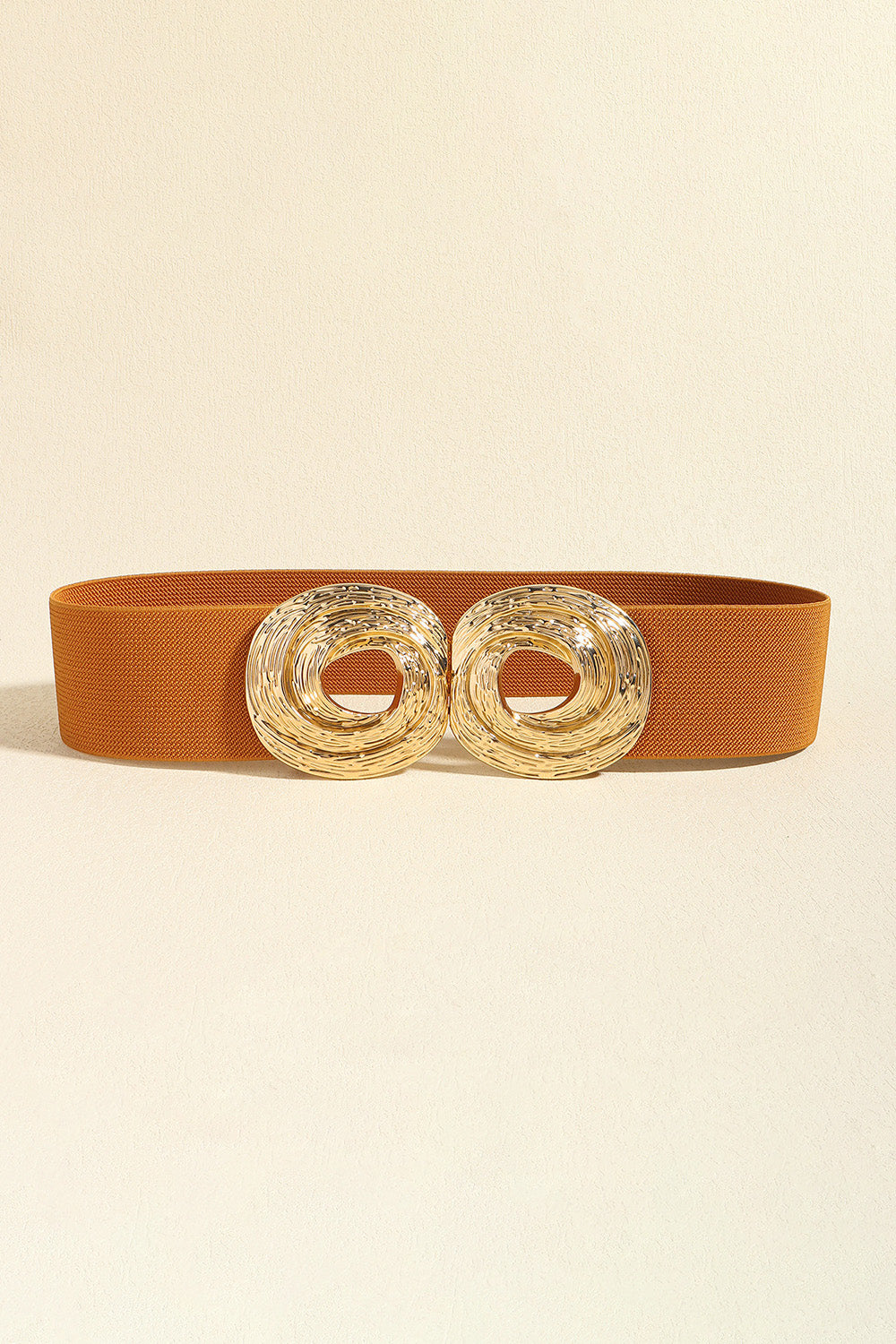 Zinc Alloy Belt - Caramel / One Size